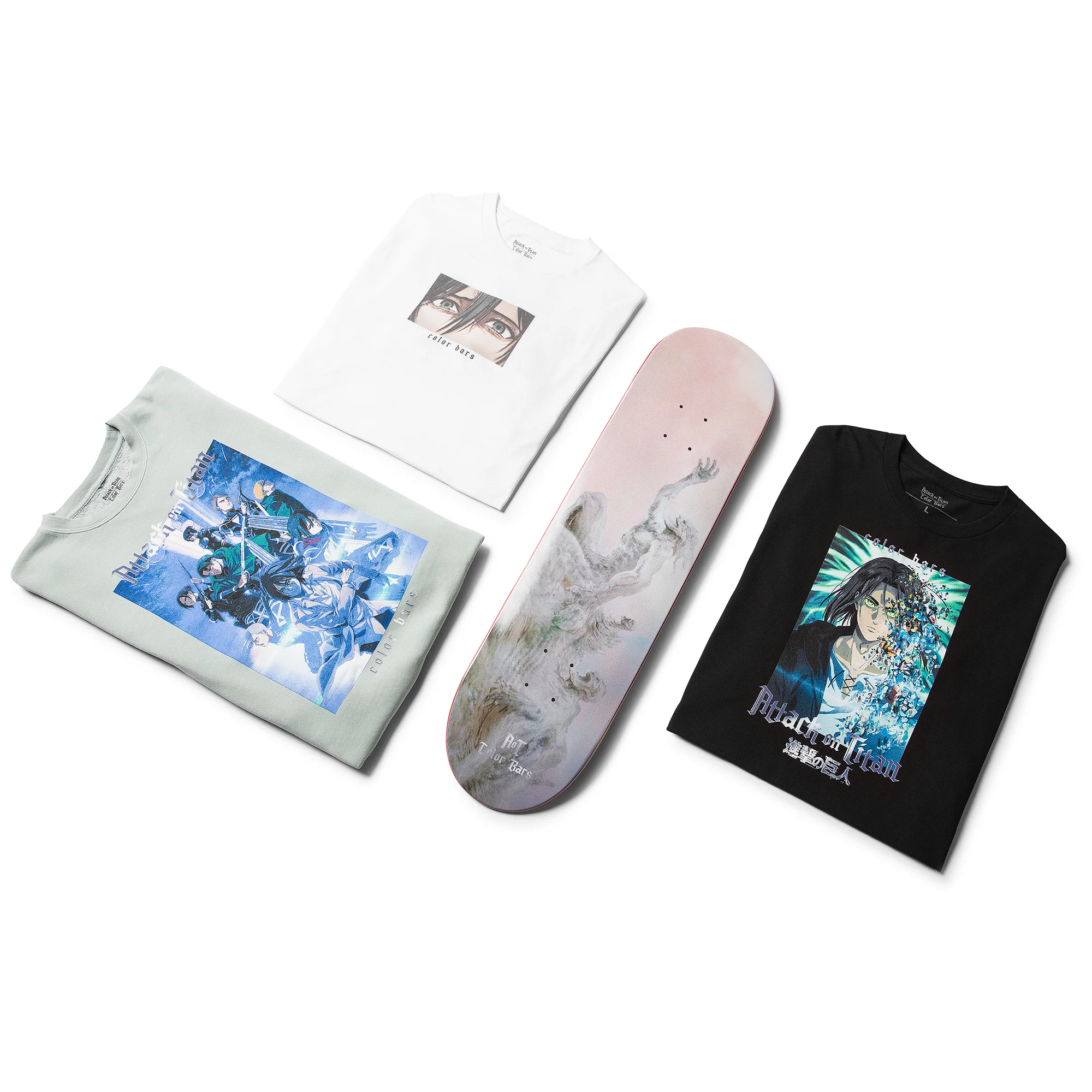 Attack on Titan x Color Bars: The Final Season T-Shirt (Black) - Image 3