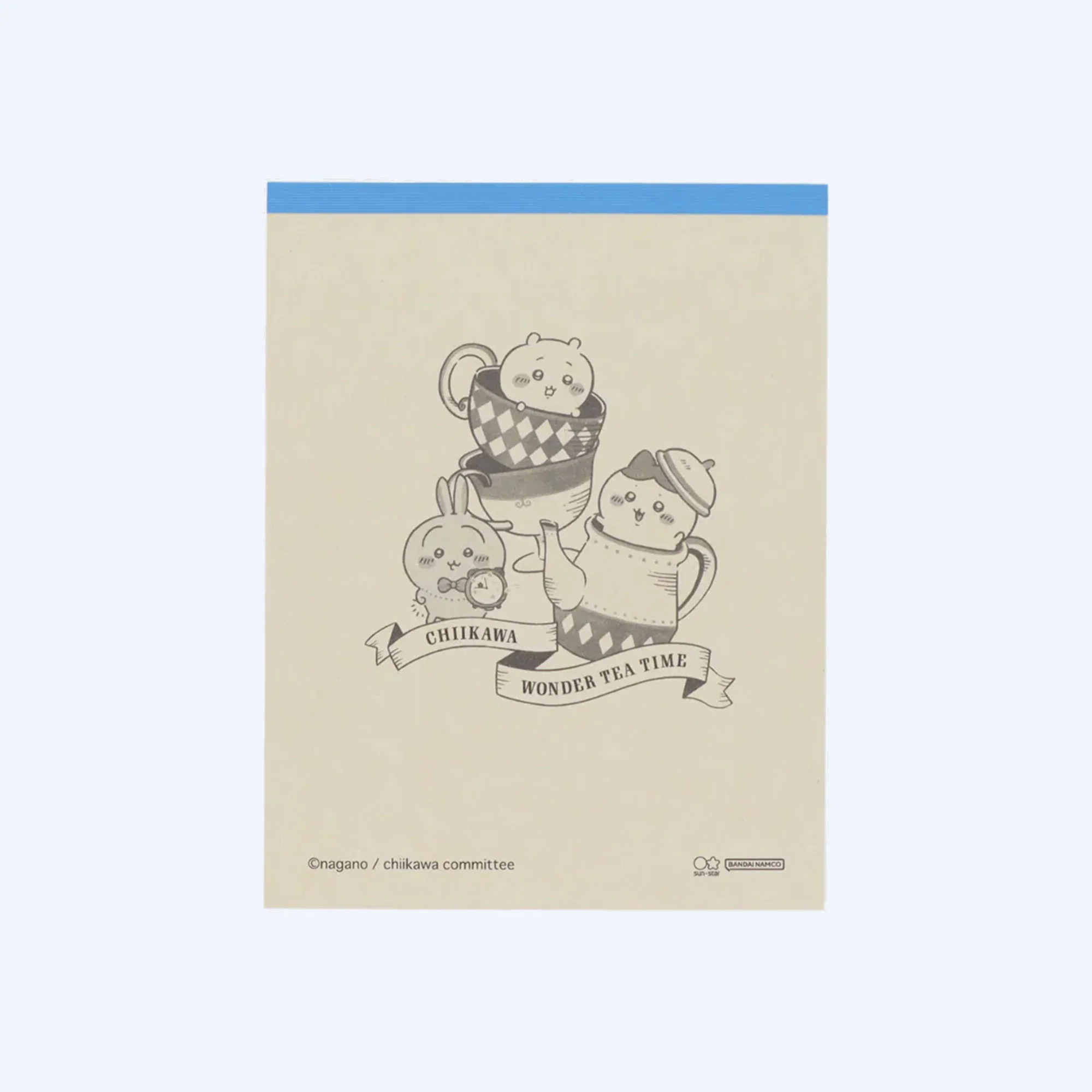 Chiikawa Blue Tea Time Mini Memo Pad - Image 5