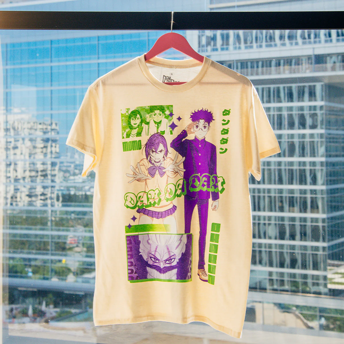 DAN DA DAN Okarun and Momo Glow T-Shirt - Image 4
