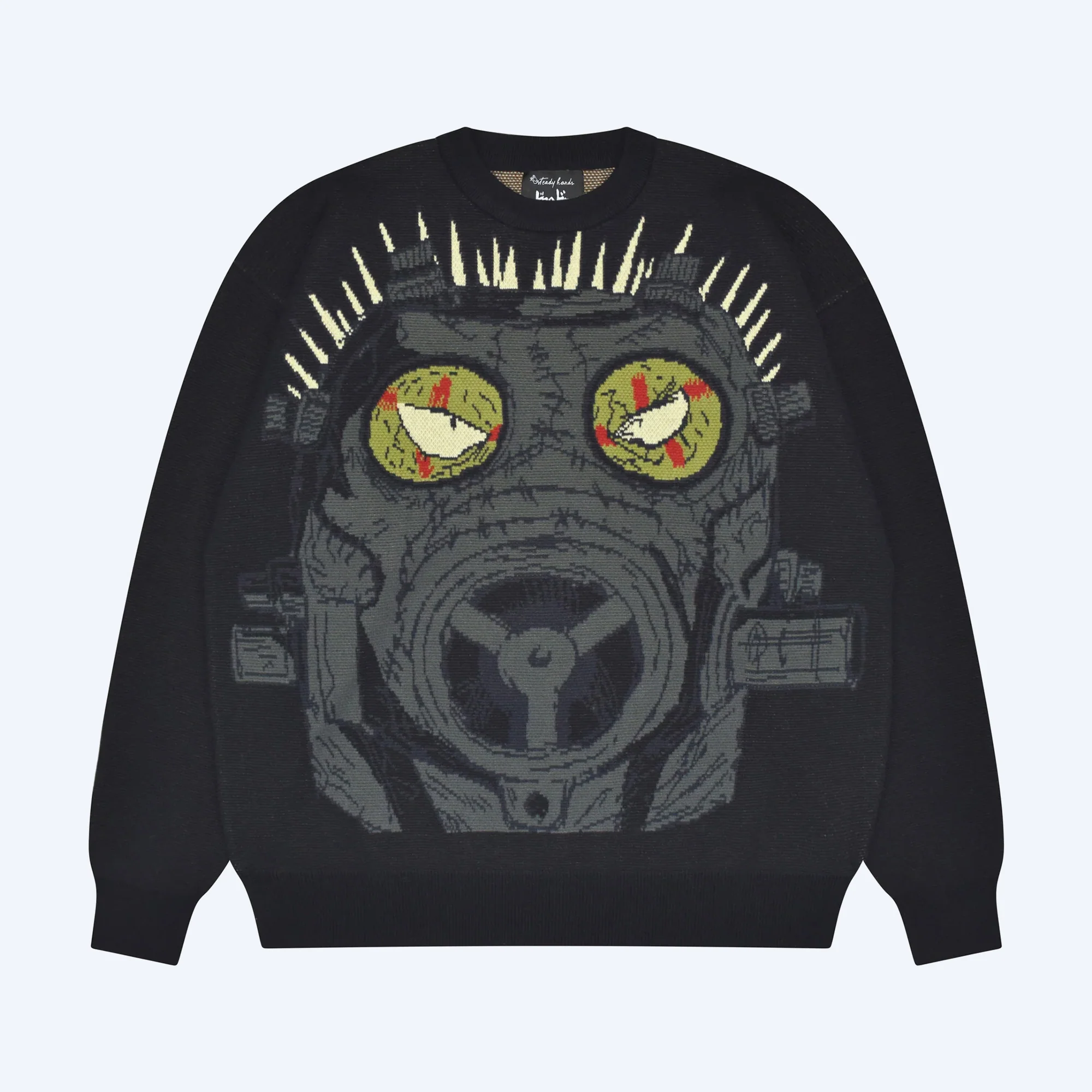Dorohedoro Caiman Mask Steady Hands Sweater - Image 5