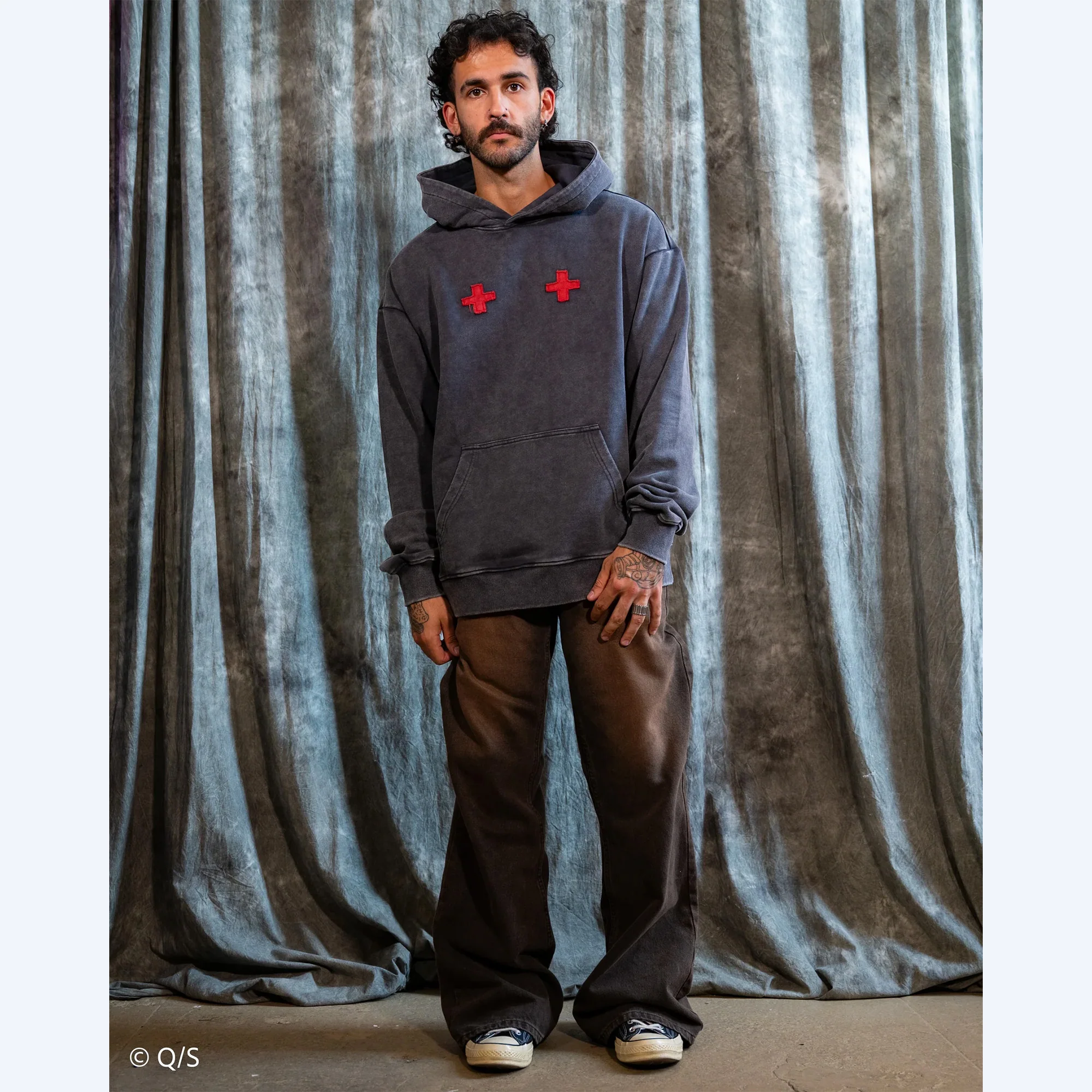 Dorohedoro Caiman Mineral Wash XX Steady Hands Hoodie - Image 5