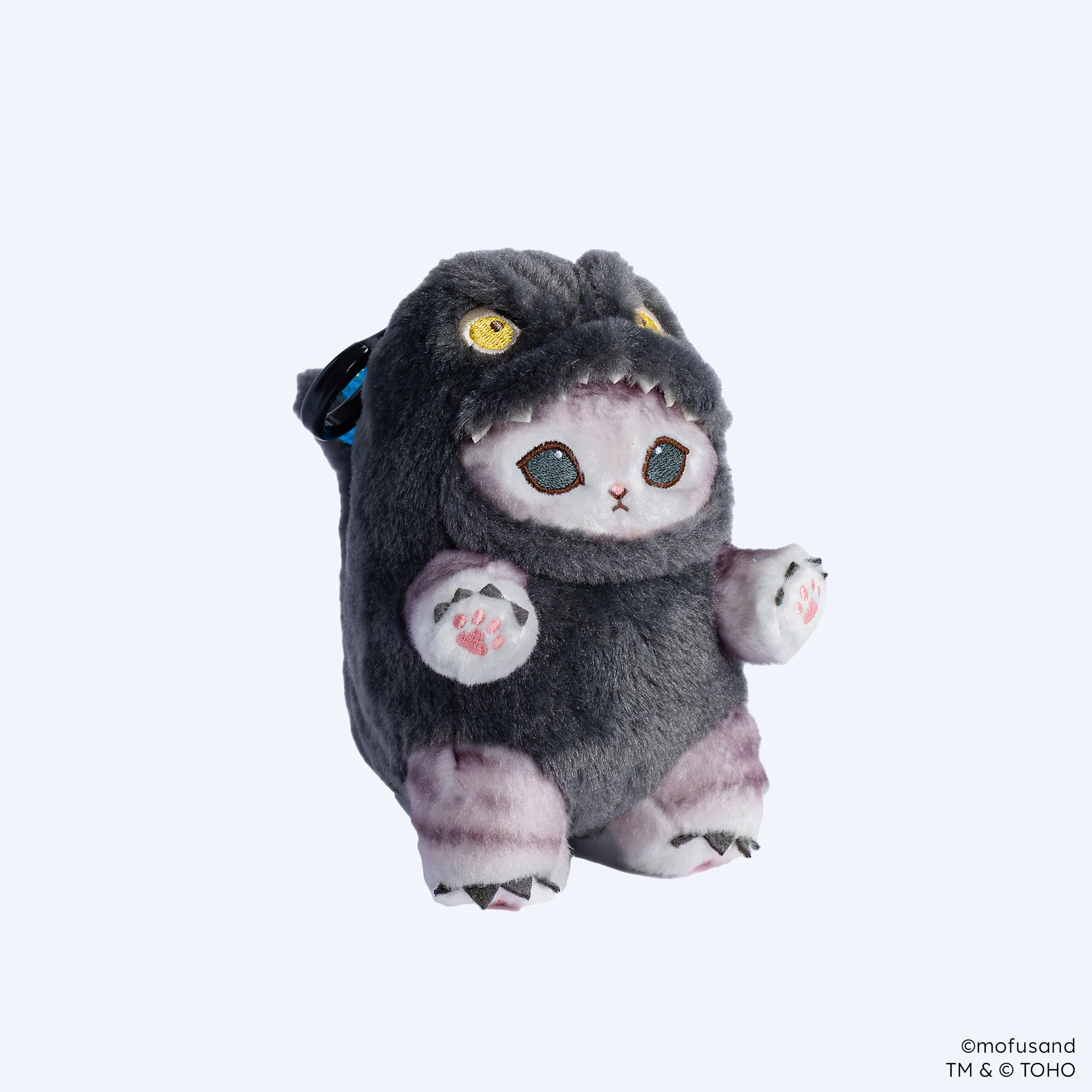 Godzilla mofusand Plush Keychain