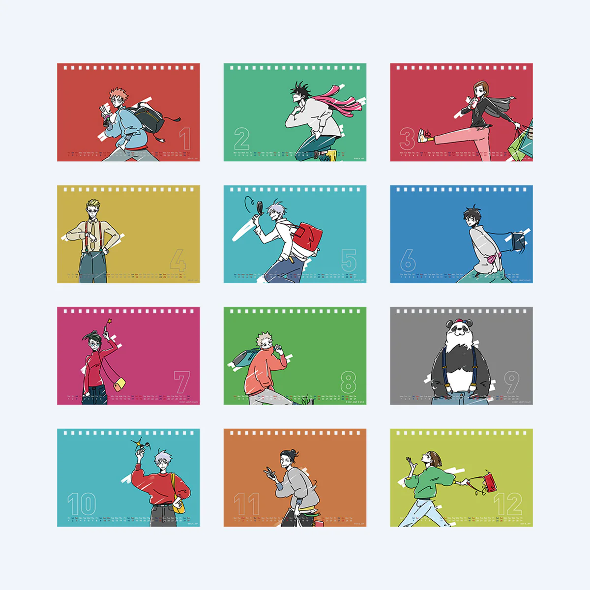 JUJUTSU KAISEN 5th Anniversary Memorable ED Desktop Calendar - Image 2
