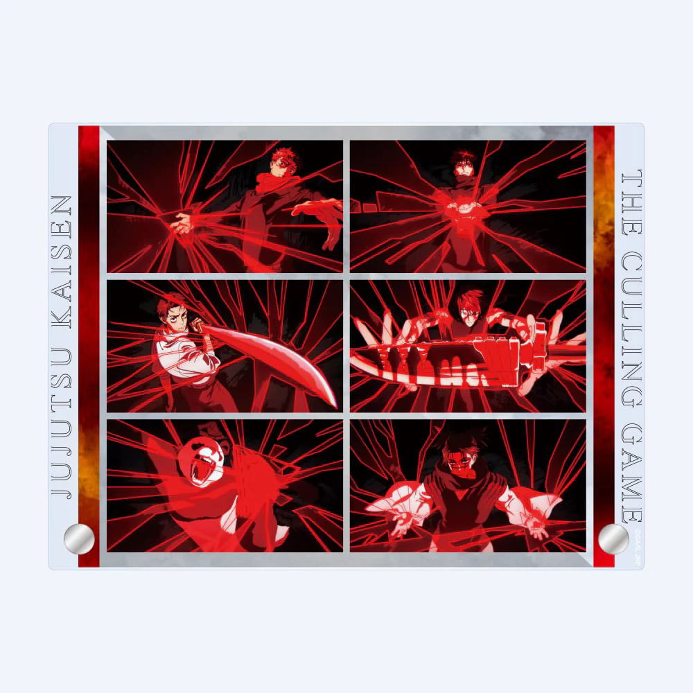 JUJUTSU KAISEN: Culling Game Part 1 OP Ver. Red Cracks Acrylic Panel