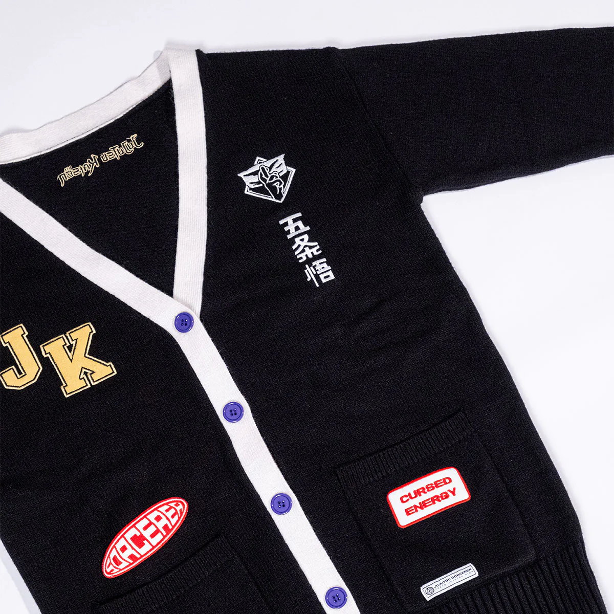 JUJUTSU KAISEN Gojo Multi Patch Cardigan - Image 14