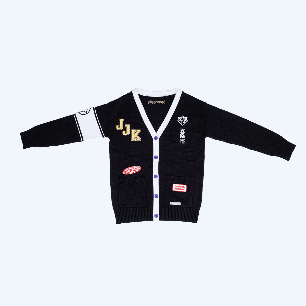 JUJUTSU KAISEN Gojo Multi Patch Cardigan - Image 8