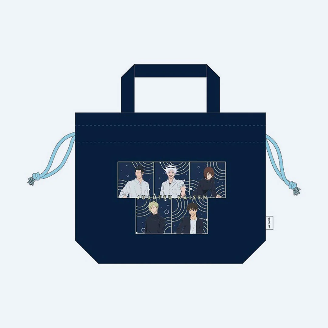 Jujutsu Kaisen Group Firework Drawstring Bag