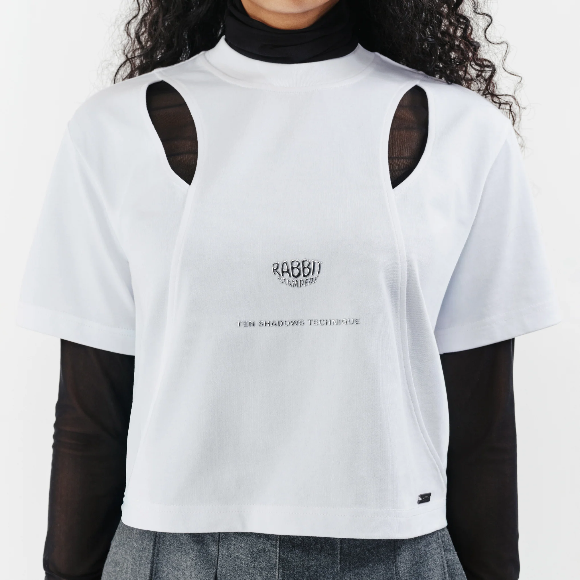 JUJUTSU KAISEN Subtitle Megumi Rabbit Stampede T-shirt - Image 7