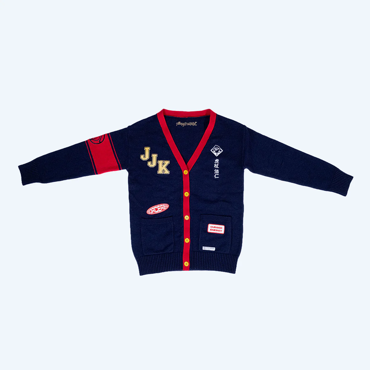 JUJUTSU KAISEN Yuji Multi Patch Cardigan - Image 6