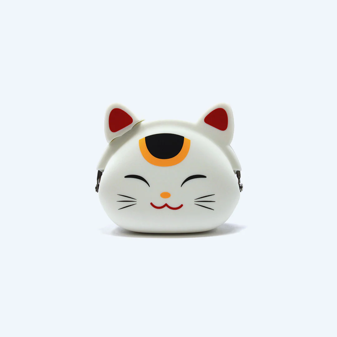 mimi POCHI JAPAN White Lucky Cat Friends