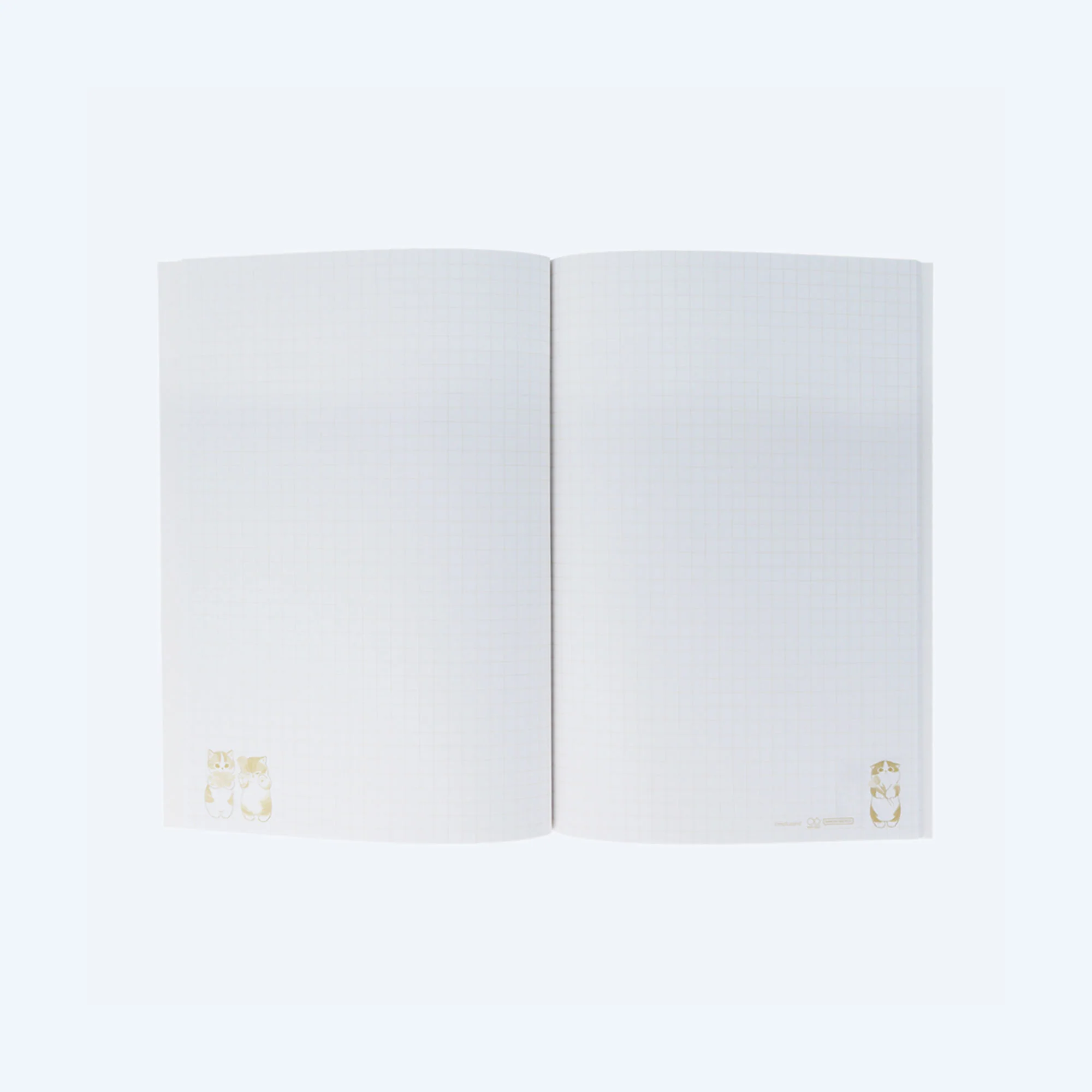 mofusand Pink White Striped A5 Notebook - Image 3