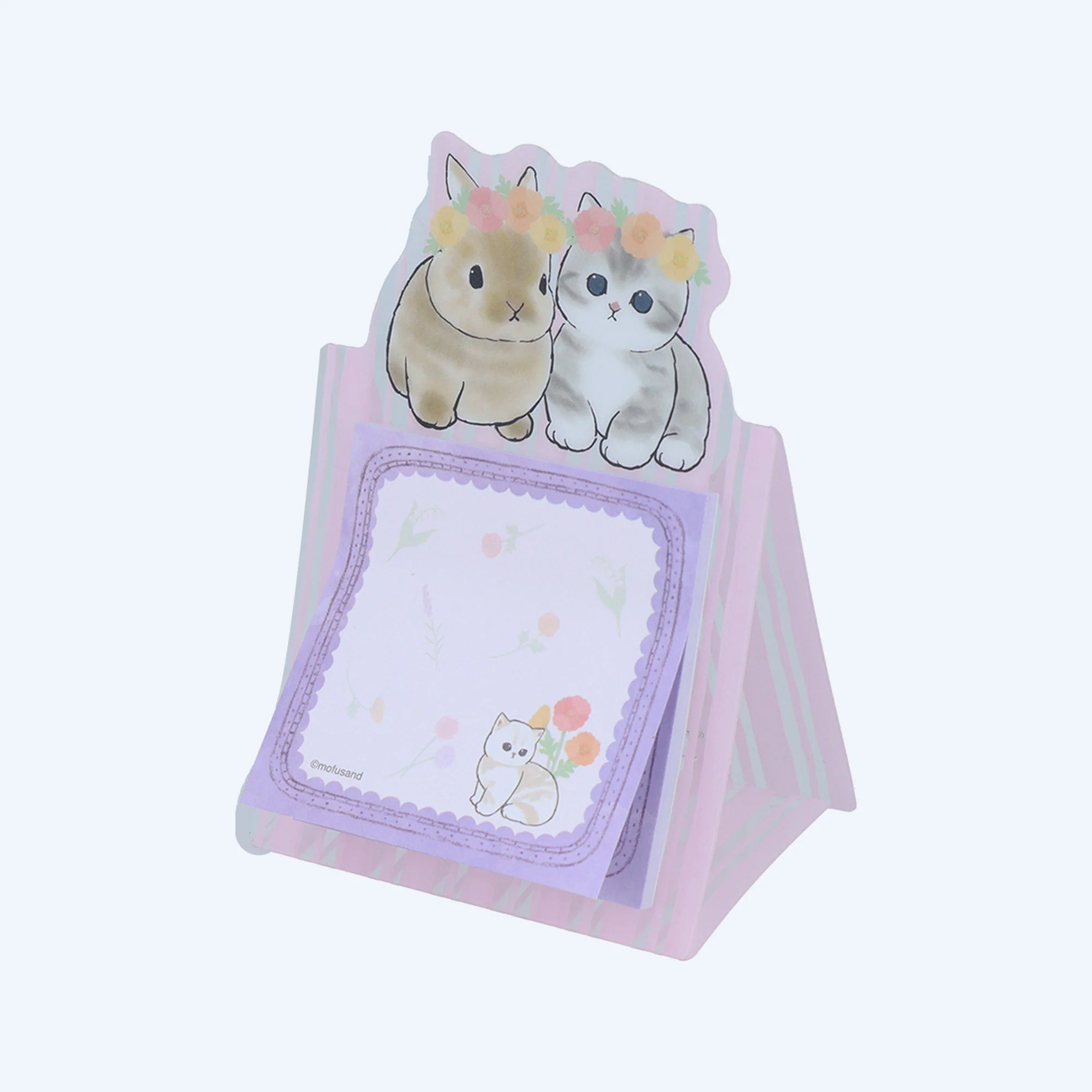 mofusand Purple Bunny Sticky Notes and Stand - Image 3