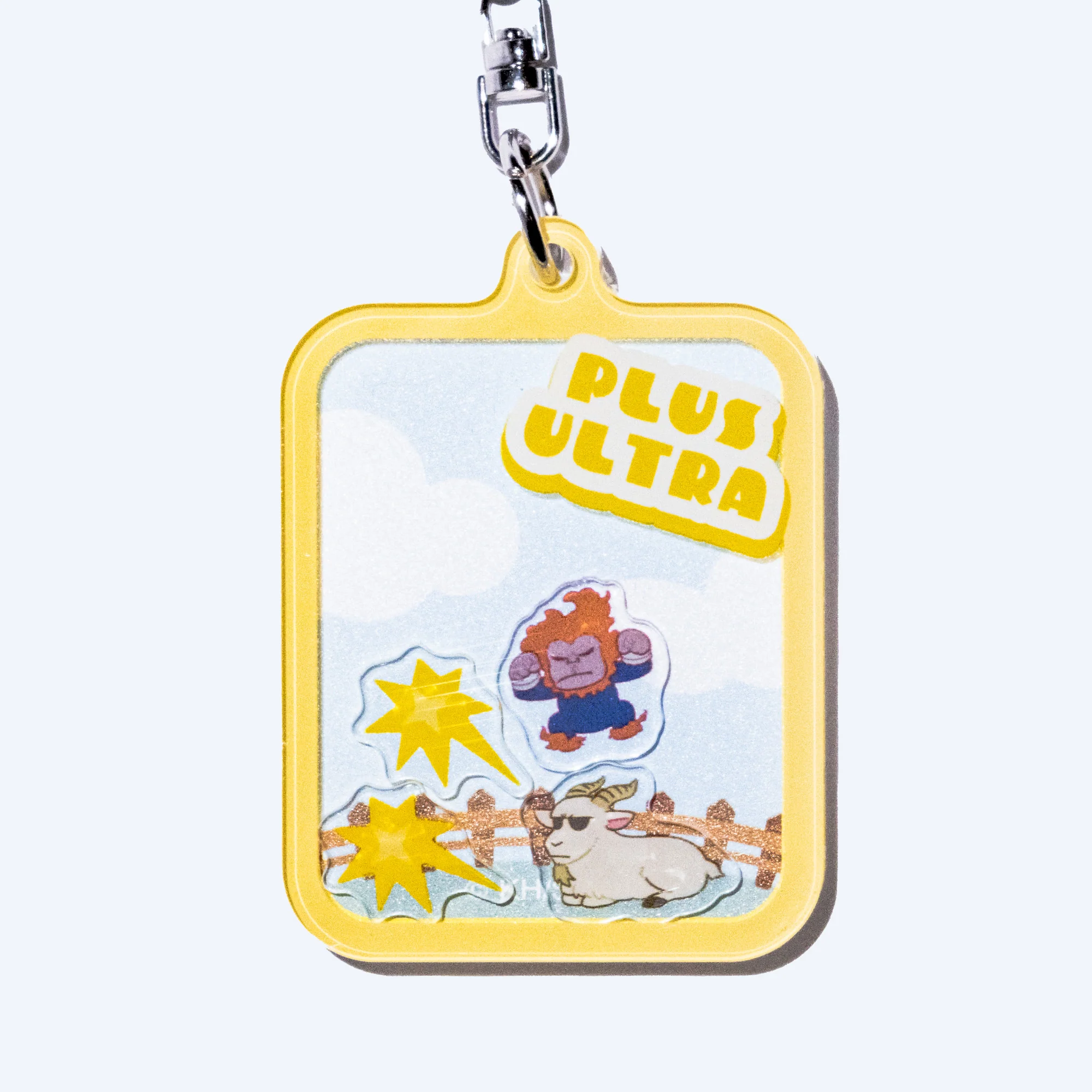 My Hero Academia All Might Endeavor Animal Acrylic Keychain - Image 2