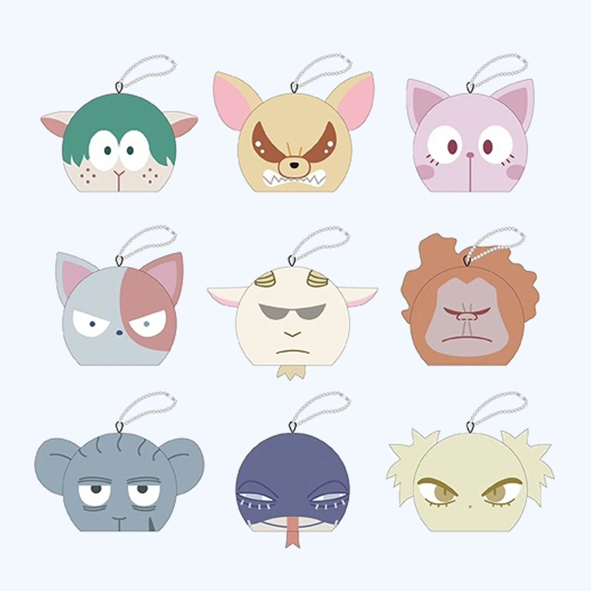My Hero Academia Animal Mini Cushion Keychains Blind Box - Image 2