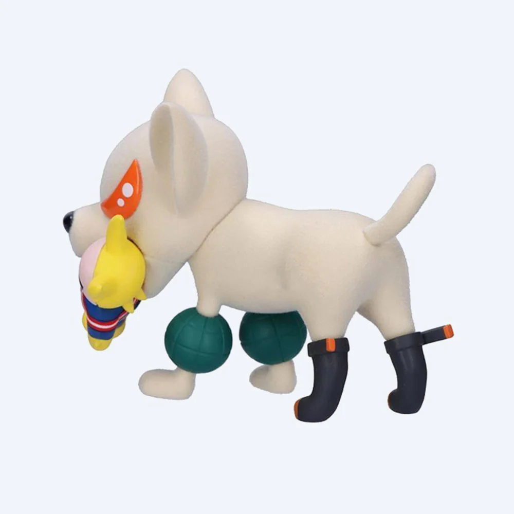 My Hero Academia Baku Fluffy Puffy Dog Banpresto Figure - Image 2