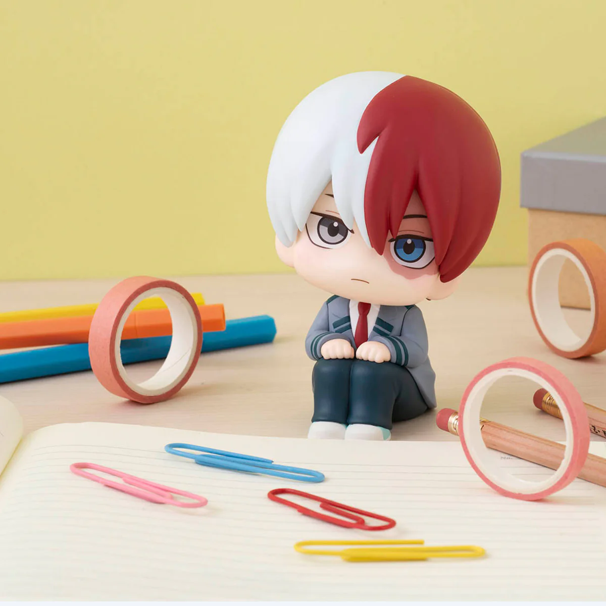 My Hero Academia Shoto Todoroki School Uniform Megahouse Lookup Figure - Image 2