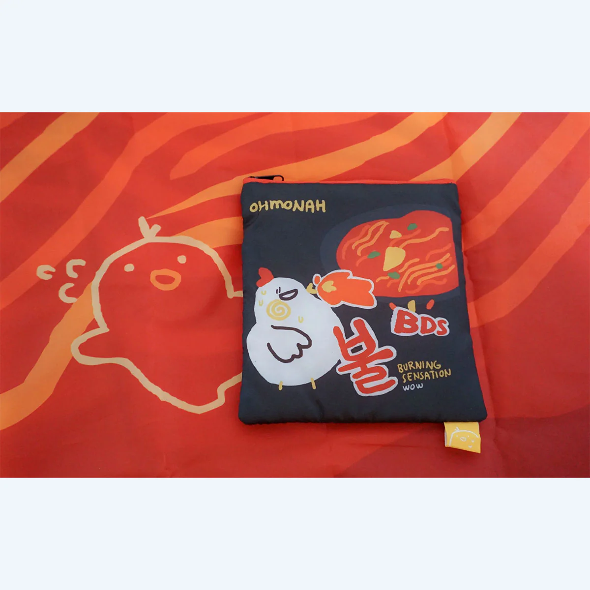 ohmonah Fire Noodles Reusable Shopper Bag - Image 4
