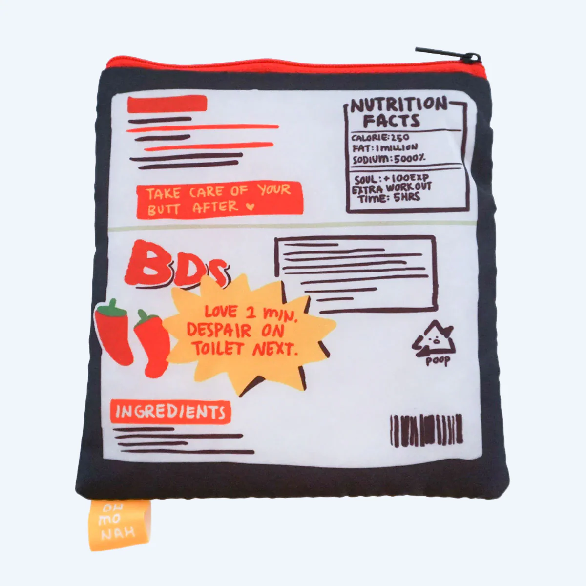 ohmonah Fire Noodles Reusable Shopper Bag - Image 5