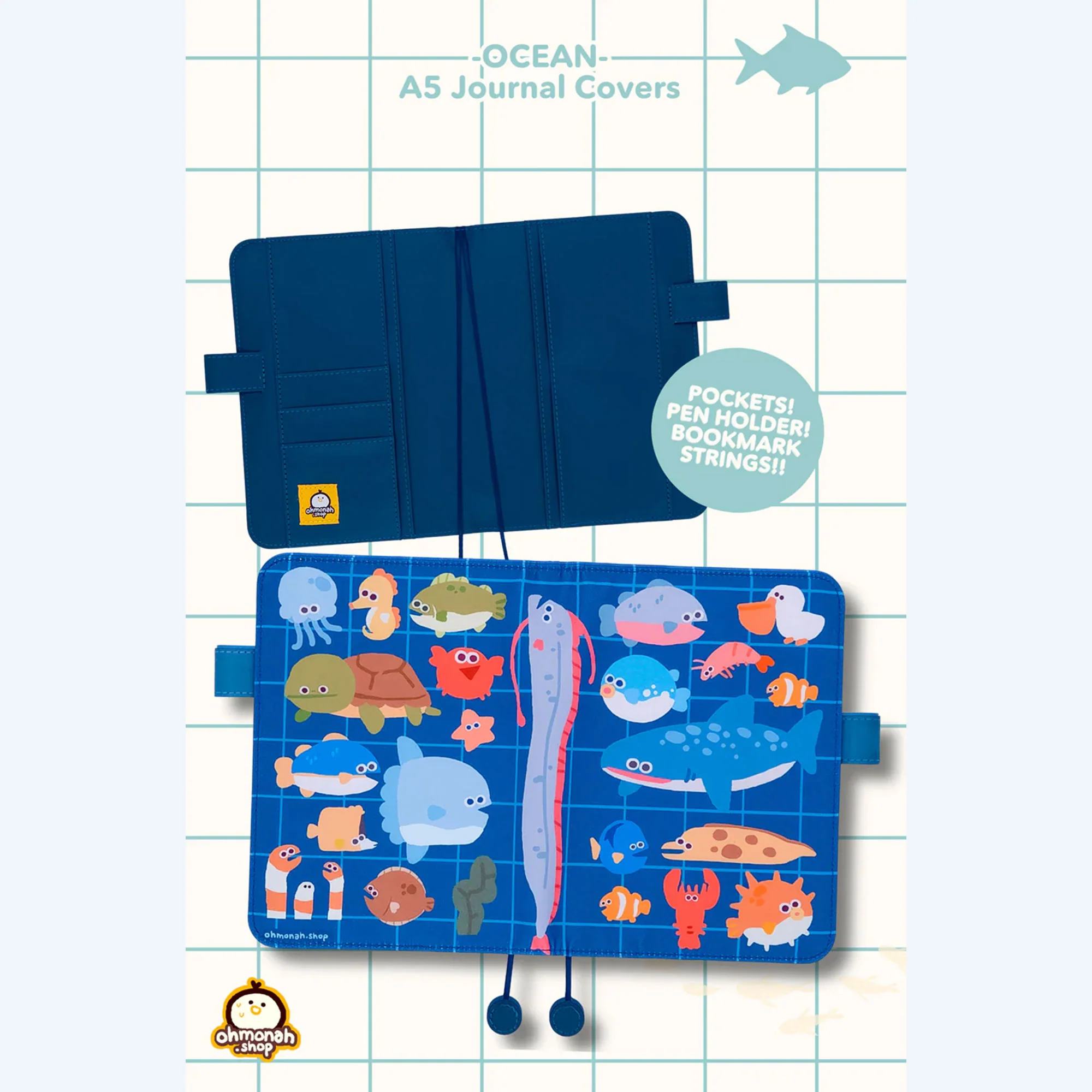 ohmonah Ocean A5 Notebook Cover - Image 10