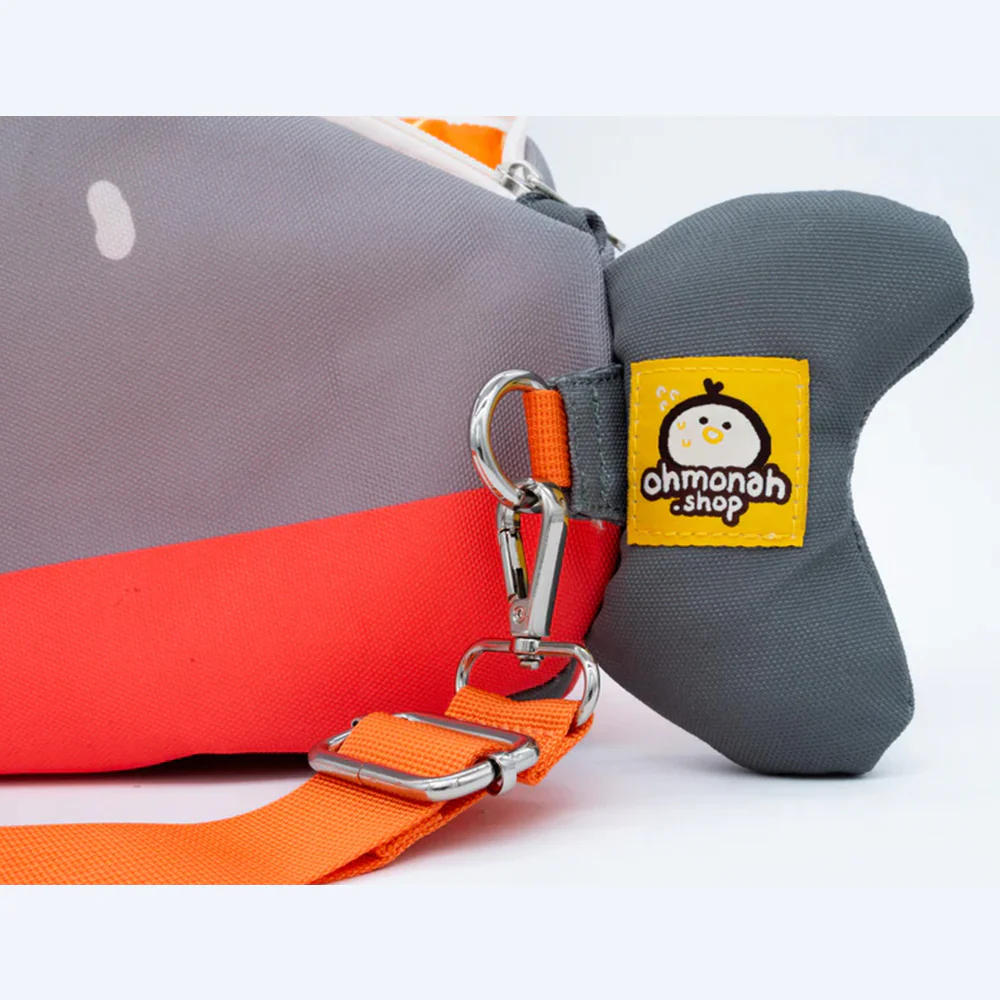 ohmonah Salmon Crossbody Bag - Image 5