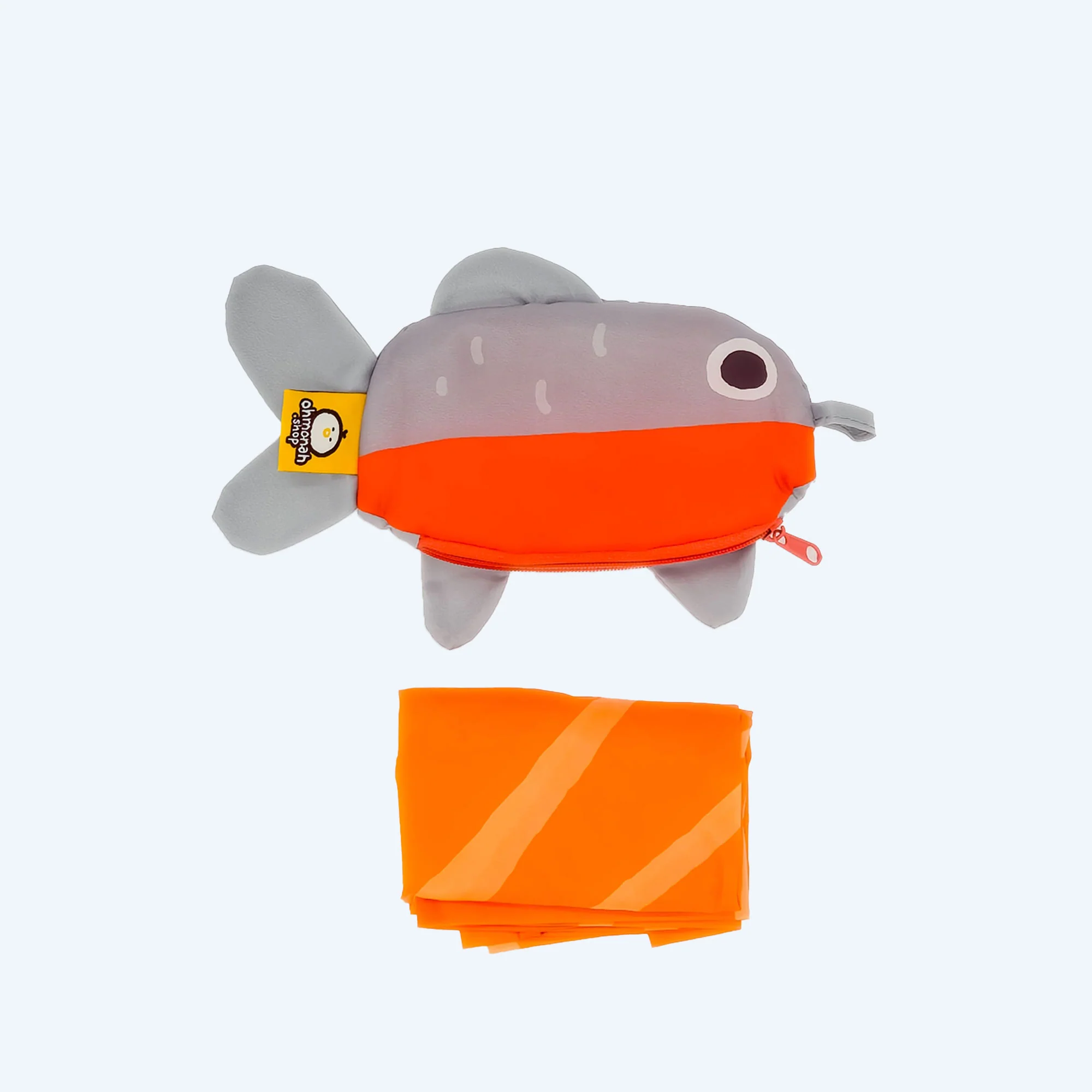 ohmonah Salmon Reusable Shopper Bag - Image 2
