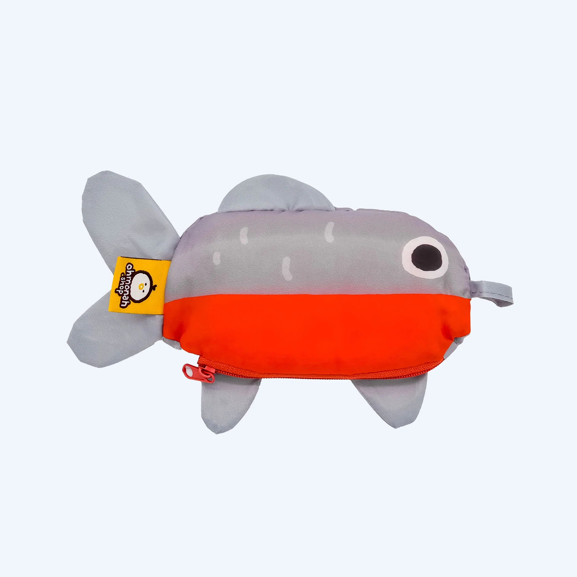 ohmonah Salmon Reusable Shopper Bag - Image 4