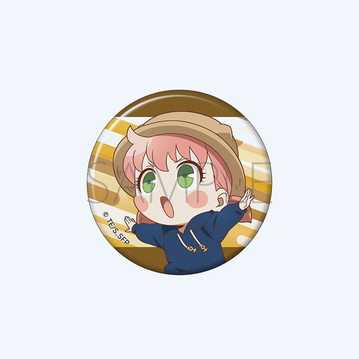 Spy x Family Anya Forger Resort Acrylic Stand and Badge Set - Image 3