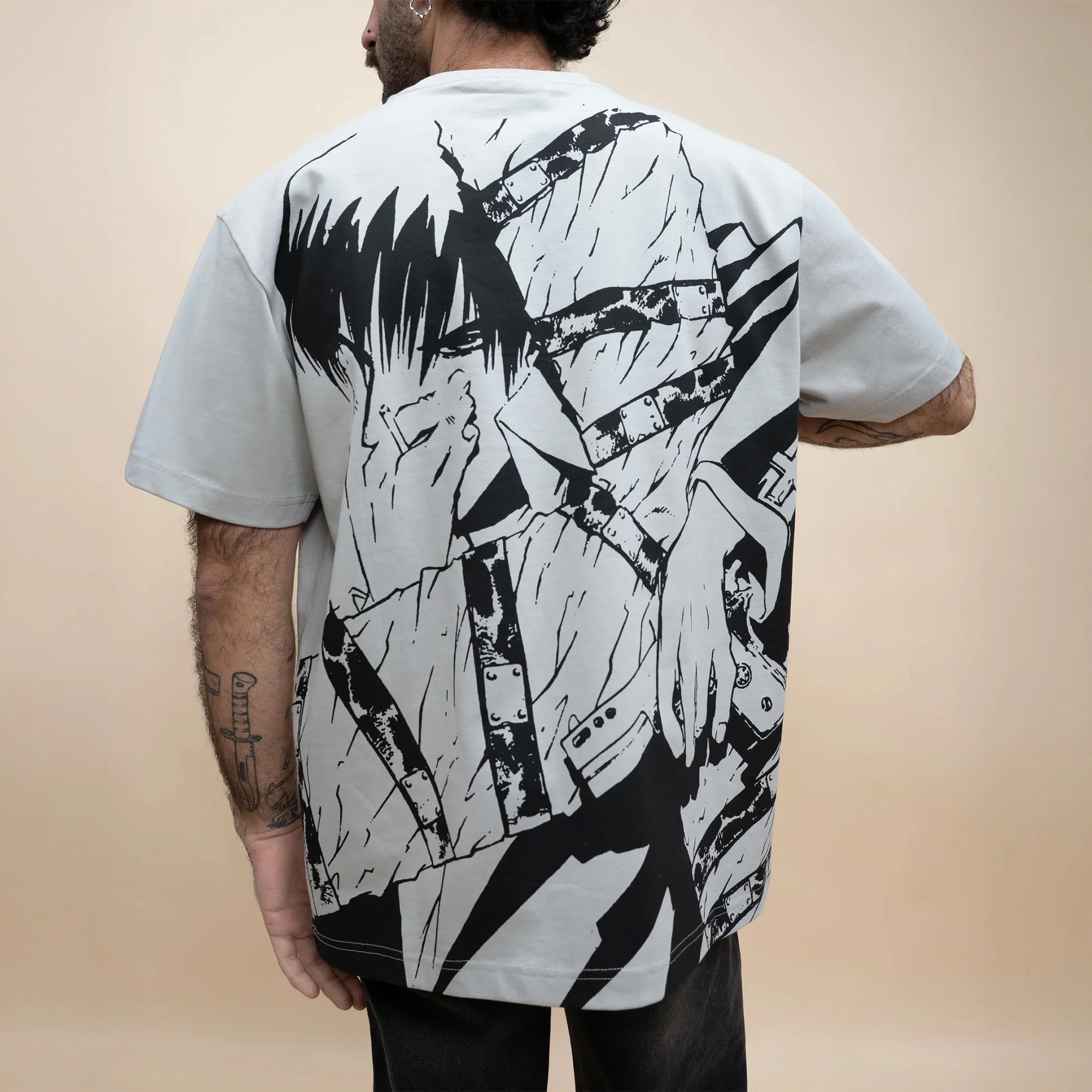 Trigun Wolfwood Steady Hands Tee - Image 4